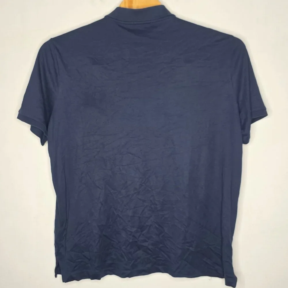 Polo Ralph Lauren Navy Blue Performance Classic Fit Polo Shirt Men's Size XL